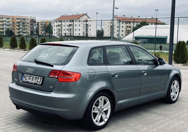 Audi A3 cena 26999 przebieg: 219000, rok produkcji 2009 z Złocieniec małe 529